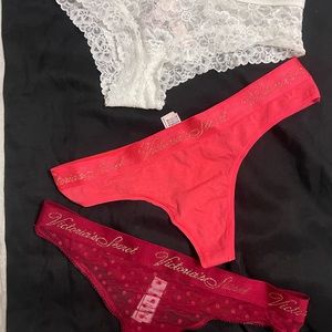 3 VS panties new with tags